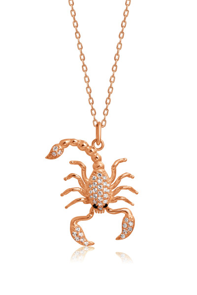 925 Ayar Gümüş Rose Akrep...