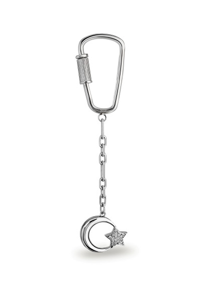 925 Ayar Gümüş Ay-Yıldız...