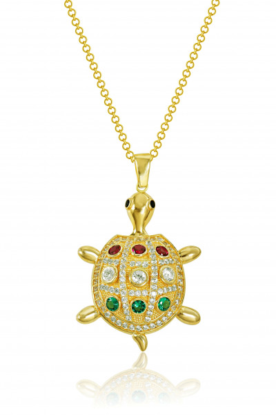 18K Altın Kaplamalı 925...